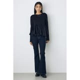 ベロアフリルヘムカットトップス | AZUL BY MOUSSY | 詳細画像4 
