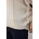 2WAYショルダーレースアップニットトップス | AZUL BY MOUSSY | 詳細画像10