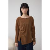 ベロアアシメカットトップス | AZUL BY MOUSSY | 詳細画像25 