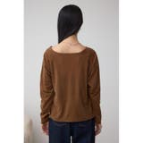 ベロアアシメカットトップス | AZUL BY MOUSSY | 詳細画像27 