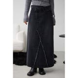 AZUL DENIM クロスウエストデニムスカート | AZUL BY MOUSSY | 詳細画像1 