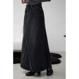 AZUL DENIM クロスウエストデニムスカート | AZUL BY MOUSSY | 詳細画像2 