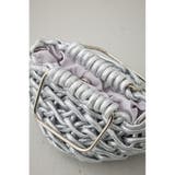 メタルハンドルメタリック編み込みバッグ | AZUL BY MOUSSY | 詳細画像22 