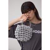 メタルハンドルメタリック編み込みバッグ | AZUL BY MOUSSY | 詳細画像13