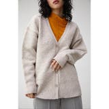 L/BEG1 | LACE JACQUARD LOOSE CARDIGAN | AZUL BY MOUSSY