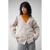 LACE JACQUARD LOOSE CARDIGAN | AZUL BY MOUSSY | 詳細画像1