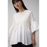 袖フレアペプラムカットトップス | AZUL BY MOUSSY | 詳細画像1 