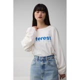 フロッキーロゴプリントロングTシャツ | AZUL BY MOUSSY | 詳細画像2 