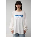 フロッキーロゴプリントロングTシャツ | AZUL BY MOUSSY | 詳細画像4 