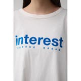 フロッキーロゴプリントロングTシャツ | AZUL BY MOUSSY | 詳細画像7 
