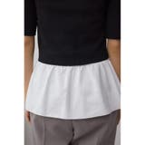 ペプラムインナーセットニット | AZUL BY MOUSSY | 詳細画像9 