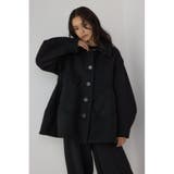 ボリュームスリーブペプラムコート | AZUL BY MOUSSY | 詳細画像2