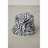 柄BLK5 | ZEBRA PATTERN RV BUCKET HATⅡ | AZUL BY MOUSSY
