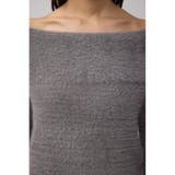 モヘヤライクオフショルダーニット | AZUL BY MOUSSY | 詳細画像30 