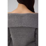 モヘヤライクオフショルダーニット | AZUL BY MOUSSY | 詳細画像31 