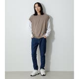 VEST SET LONG TEE | AZUL BY MOUSSY | 詳細画像14