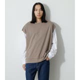 VEST SET LONG TEE | AZUL BY MOUSSY | 詳細画像15