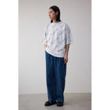 ゴールド総柄半袖ニットトップス | AZUL BY MOUSSY | 詳細画像3