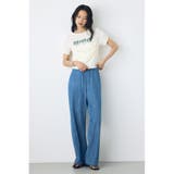 ライトオンスデニムイージーパンツ | AZUL BY MOUSSY | 詳細画像22
