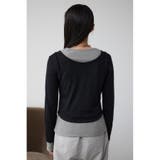 フェイクレイヤードカットロンT | AZUL BY MOUSSY | 詳細画像6 