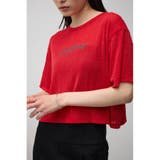 RED | シアーロゴTEE | AZUL BY MOUSSY