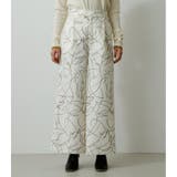 LINE DRAWING PRINT PT | AZUL BY MOUSSY | 詳細画像5 