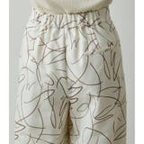 LINE DRAWING PRINT PT | AZUL BY MOUSSY | 詳細画像9 