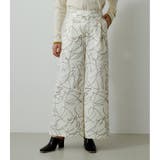 柄WHT5 | LINE DRAWING PRINT PT | AZUL BY MOUSSY