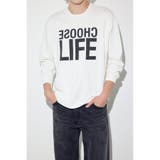 CHOOSE LIFE長袖Tシャツ | AZUL BY MOUSSY | 詳細画像1 