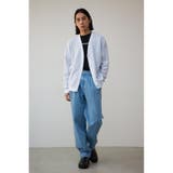 バックロゴジャガードカーディガン | AZUL BY MOUSSY | 詳細画像4