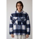 シャギーチェック中綿シャウター | AZUL BY MOUSSY | 詳細画像18