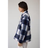 シャギーチェック中綿シャウター | AZUL BY MOUSSY | 詳細画像19