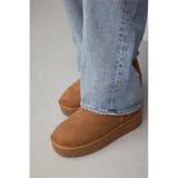 厚底ムートンショートブーツ | AZUL BY MOUSSY | 詳細画像29