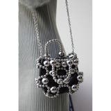 メタルボールチェーンミニショルダーバッグ | AZUL BY MOUSSY | 詳細画像2 