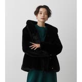 FLUFFY HOODIE SHORT COAT | AZUL BY MOUSSY | 詳細画像11