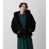 FLUFFY HOODIE SHORT COAT | AZUL BY MOUSSY | 詳細画像13