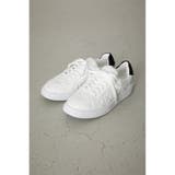 FAUX LEATHER EMBOSS SNEAKERS | AZUL BY MOUSSY | 詳細画像1