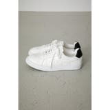 FAUX LEATHER EMBOSS SNEAKERS | AZUL BY MOUSSY | 詳細画像3