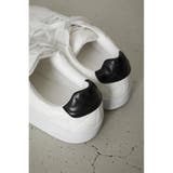 FAUX LEATHER EMBOSS SNEAKERS | AZUL BY MOUSSY | 詳細画像5
