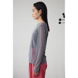 シアーラメ長袖トップス | AZUL BY MOUSSY | 詳細画像16 