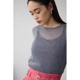 シアーラメ長袖トップス | AZUL BY MOUSSY | 詳細画像12 