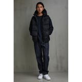 B-HEATオーウェンプリント中綿ベスト | AZUL BY MOUSSY | 詳細画像4