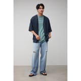 ダメージニット半袖カーディガン | AZUL BY MOUSSY | 詳細画像36
