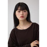 ベロアアシメカットトップス | AZUL BY MOUSSY | 詳細画像12 