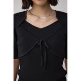 ビスチェレイヤードデザインニット | AZUL BY MOUSSY | 詳細画像17