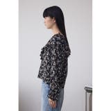 シアーチェックフラワー柄ブラウス | AZUL BY MOUSSY | 詳細画像16 