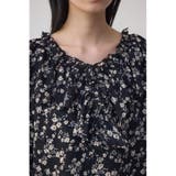 シアーチェックフラワー柄ブラウス | AZUL BY MOUSSY | 詳細画像18 