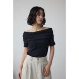 オフショルダーリブトップス | AZUL BY MOUSSY | 詳細画像23 