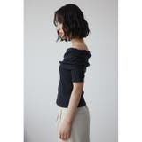 オフショルダーリブトップス | AZUL BY MOUSSY | 詳細画像25 