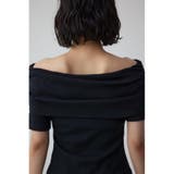 オフショルダーリブトップス | AZUL BY MOUSSY | 詳細画像28 